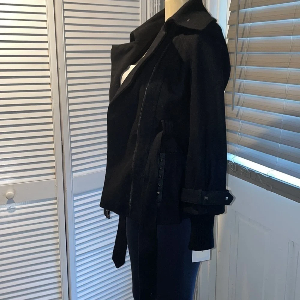 KENSIE Wool Blend Belted Jacket - Picture 4 of 8